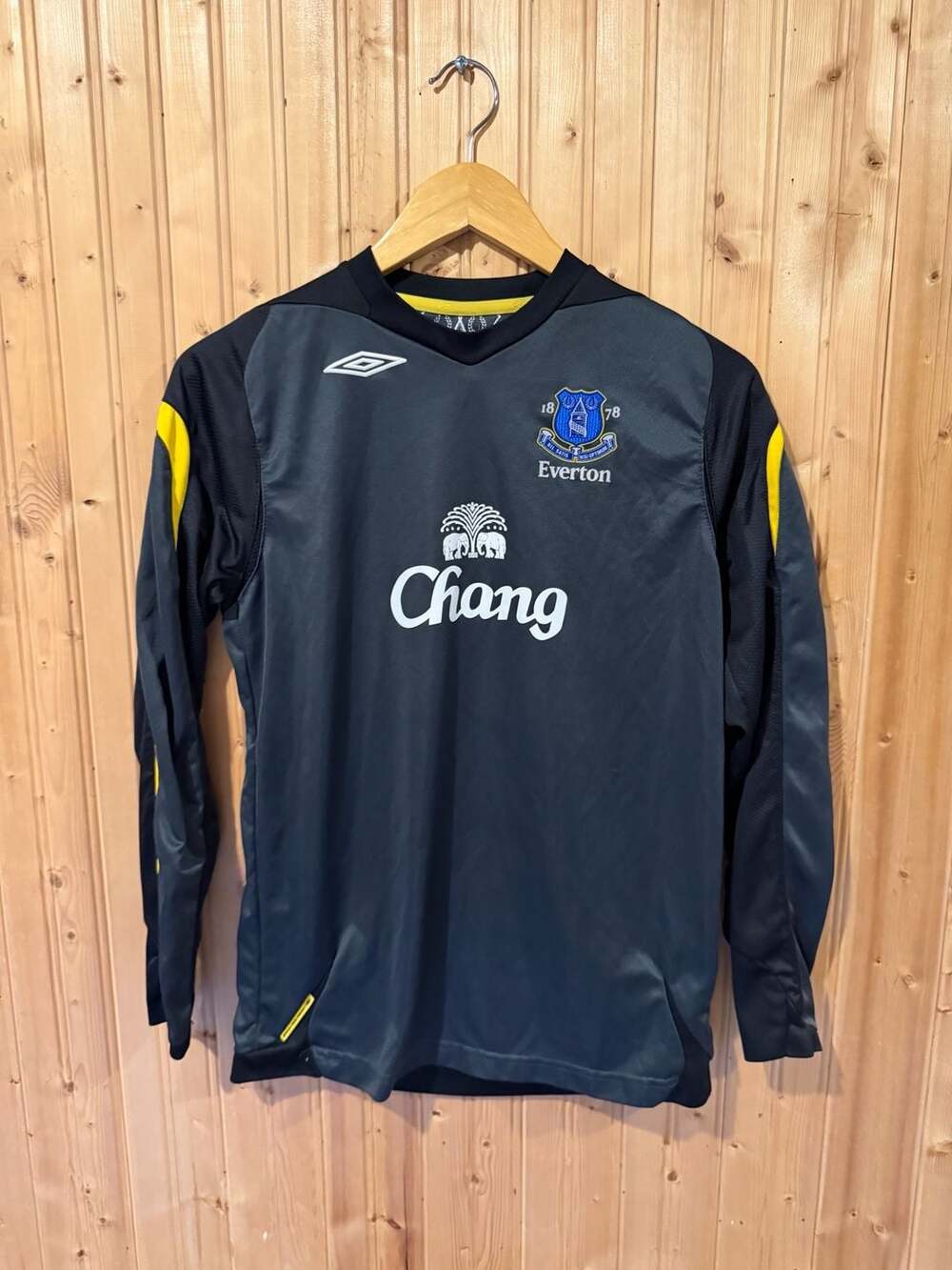 Umbro Everton 2004-05 Long Sleeve Goalkeeper Jersey Shirt Youth XL